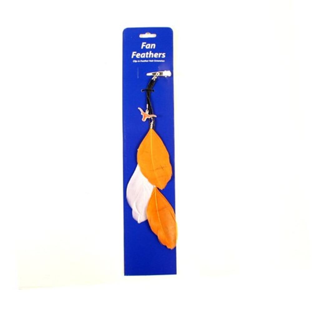 NCAA Texas Longhorns s Feather Team Hair Football New Colors